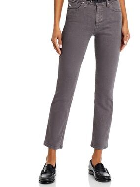 AG Mari Mid Rise Crop Jeans size 31 in Misty Grey color
